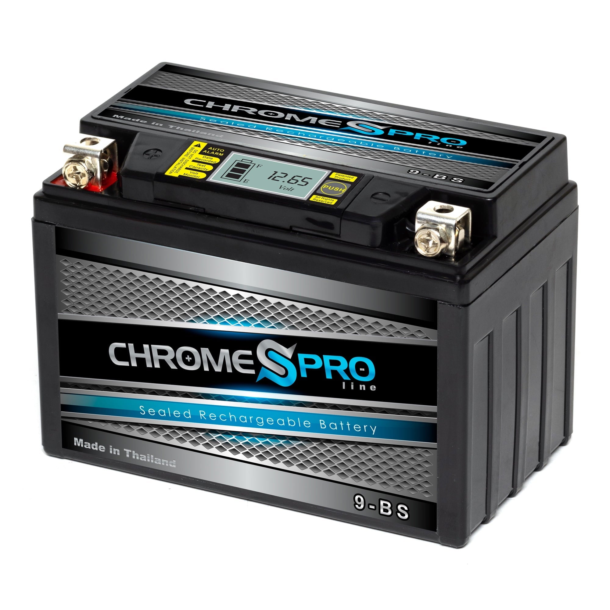 Chrome Pro Battery Ytx9-bs (9-bs 12 Volts,8 Ah, 120 Cca) iGel Motorcycle Battery for Honda 600cc Vt600c Cd Shadow Deluxe Vlx 1999