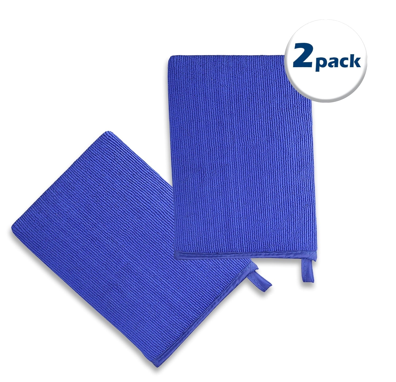 Clay Mitt, 2 Pack Clay Bar Mitt for Car Detailing, Fine Grade Auto Magic Clay Towel, Scratch-Free and Paint Safe, for Cleaning Polishing Detailing Cars Paint, Glass, Wheels