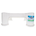 Clorox Antimicrobial Reversible Toilet Stool - Elevated Support for feet