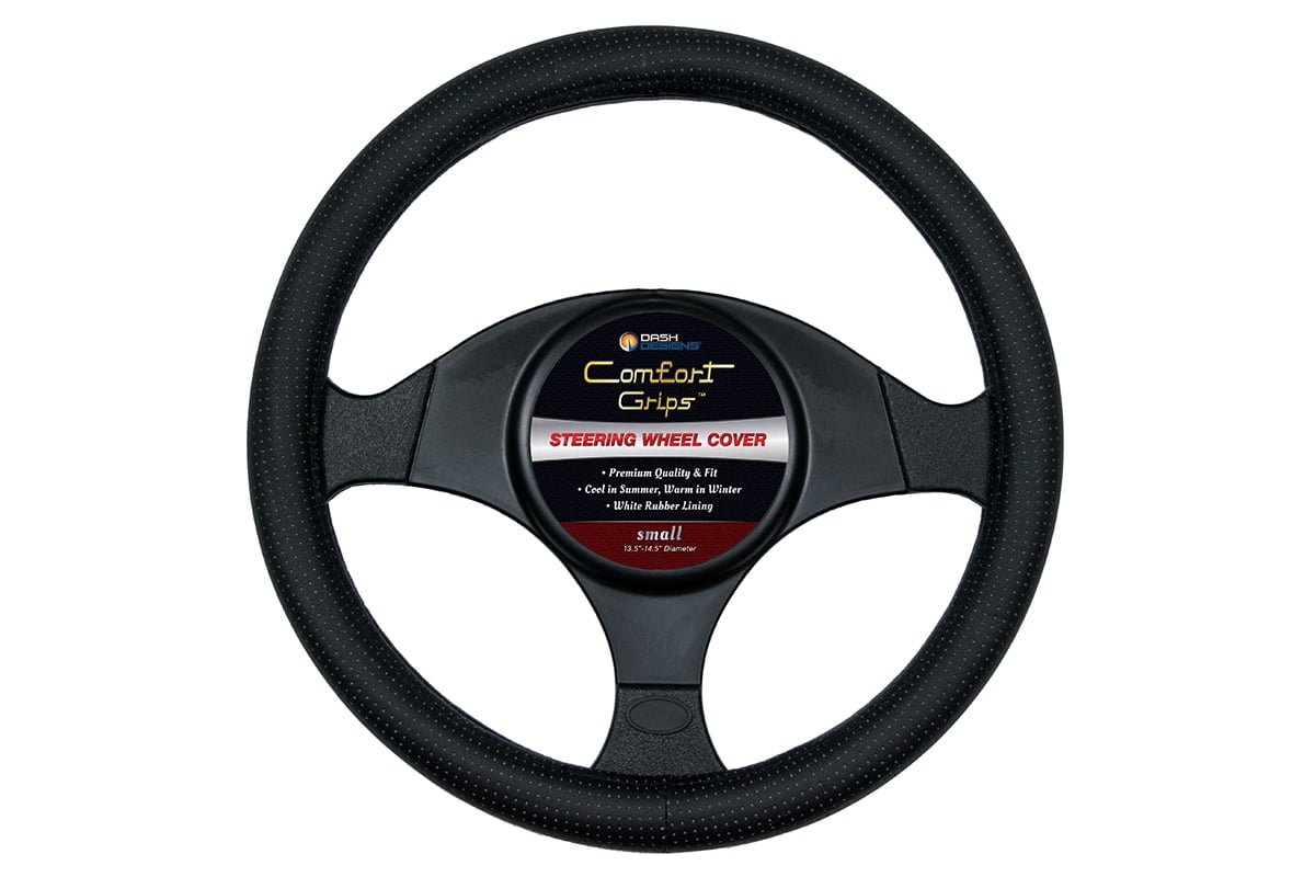 Comfort Grips Steering Wheel Cover - Sedona Grip Small (13.5 - 14.4) Black