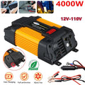 Converter Generator, ,DFITO 4000W Power Inverter DC 12V to 110V AC Car Charger Converter Ports Car Adapter