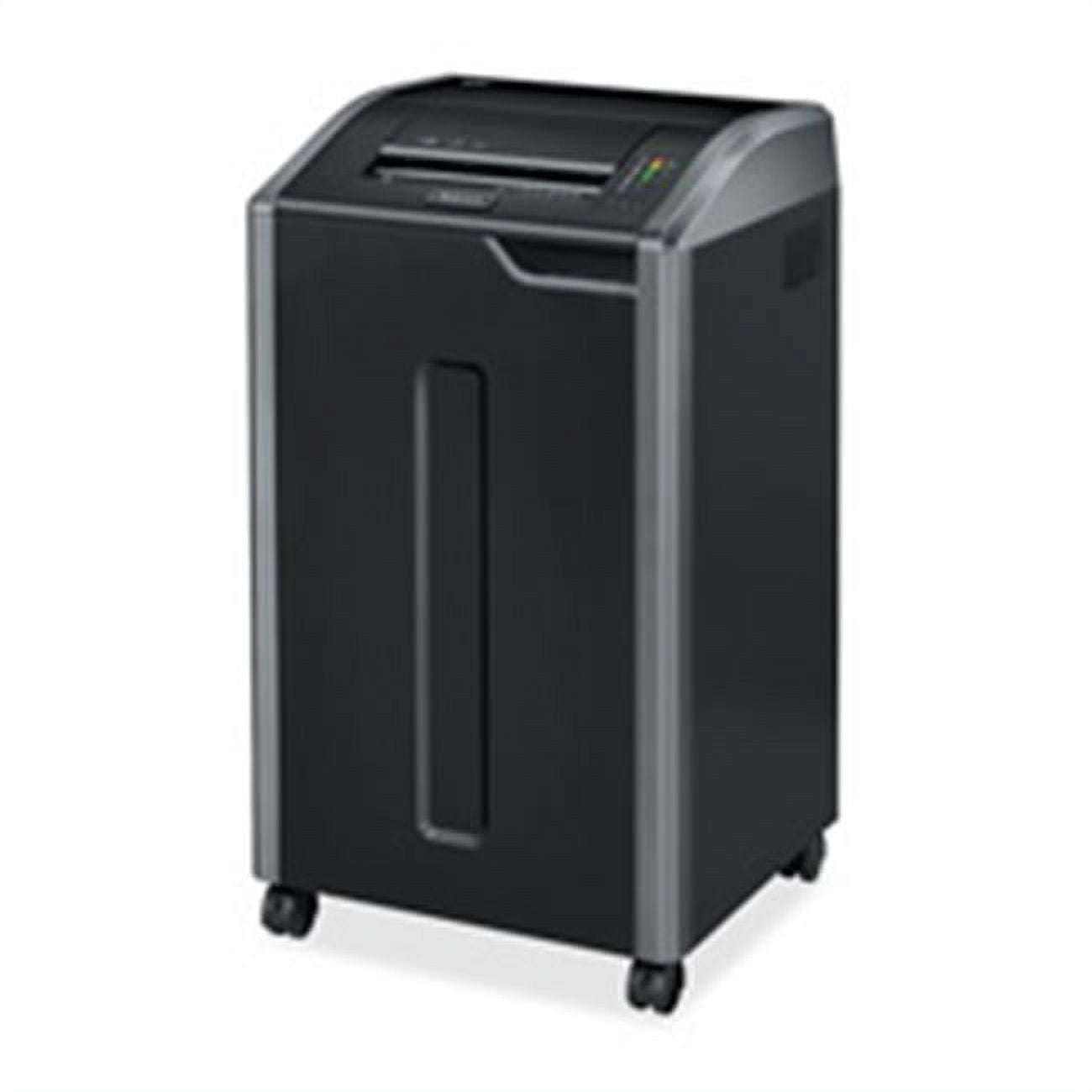Cross Cut Shredder,24-26 Sht. Capacity, 22 in. x 20 in. x 37.25 in., BK