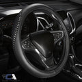 Custom Accessories Black Steering Wheel Cover with White Bling Accent