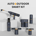 DTOWER Car Washing Cordless Pressure Washer,6-in-1 Portable Powerful Water Gun Smart Kit (19200mAh) For Washing, Vacuuming, Inflating