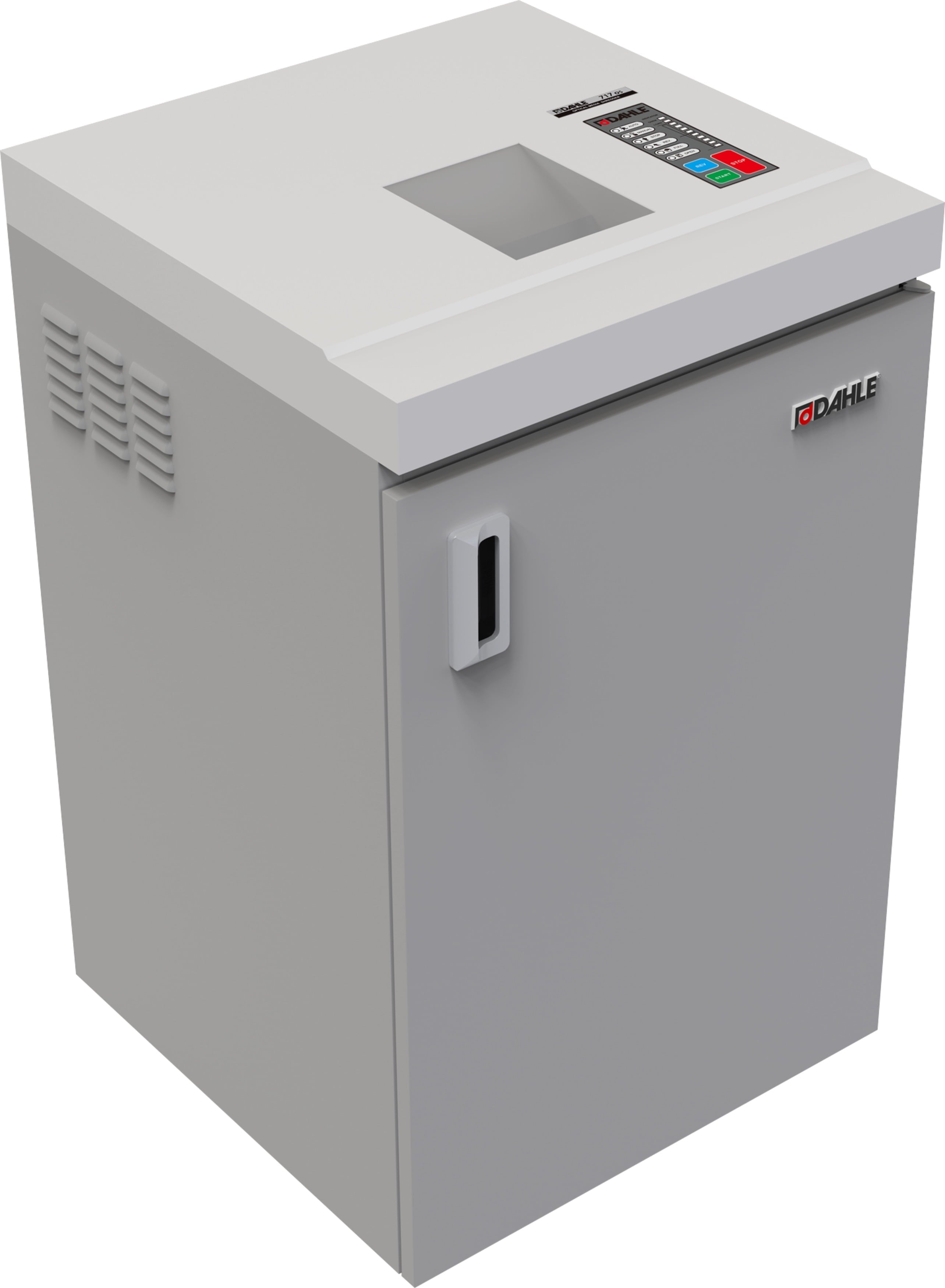 Dahle PowerTEC 717 OS Optical Media Shredder for Top-Secret CDs/DVDs, Auto Oiler, Level O-5