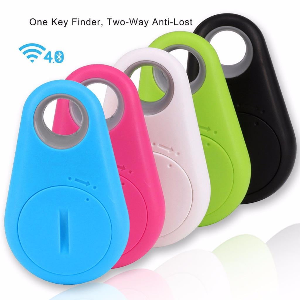 Deago Smart Remote Control Finder Bluetooth Tracer Pet dog Child GPS Locator Tag Alarm Wallet Key Tracker Anti-Lost White