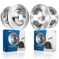 Detroit Axle - 275mm Front Rear Brakes and Rotors Brake Replacement for Toyota RAV4 Lexus HS250H