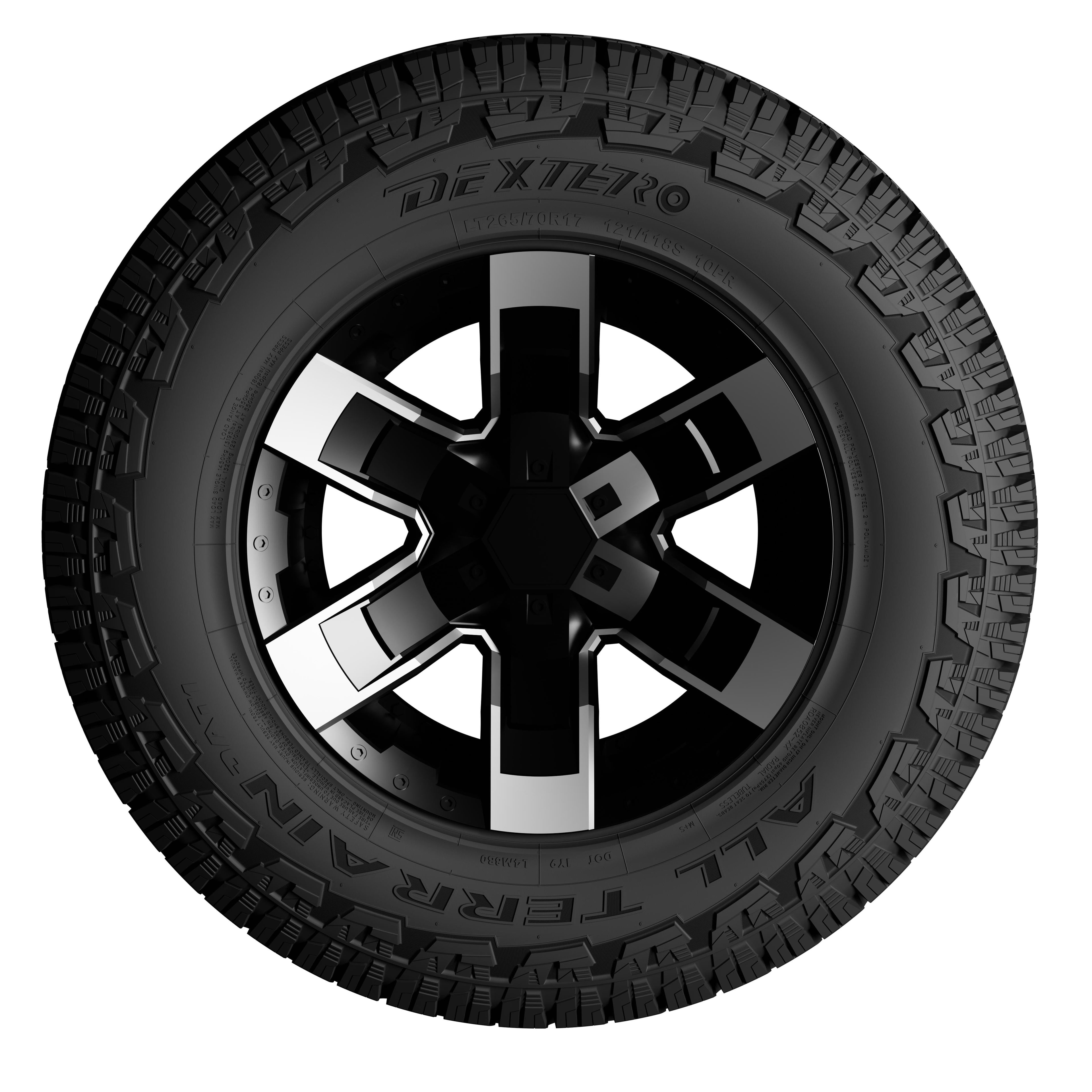 Dextero All Terrain DAT1 P245/65R17 105T Fits: 2004 Jeep Grand Cherokee Overland, 2019 Jeep Cherokee Trailhawk Elite