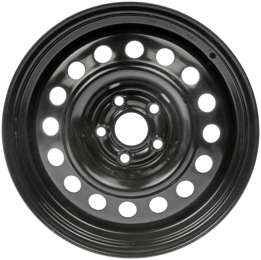 Dorman 939-104 Steel 15" Wheel Rim 15 x 6-inch 5-Lug Black, for Specific Toyota Models Fits select: 2009-2019 TOYOTA COROLLA
