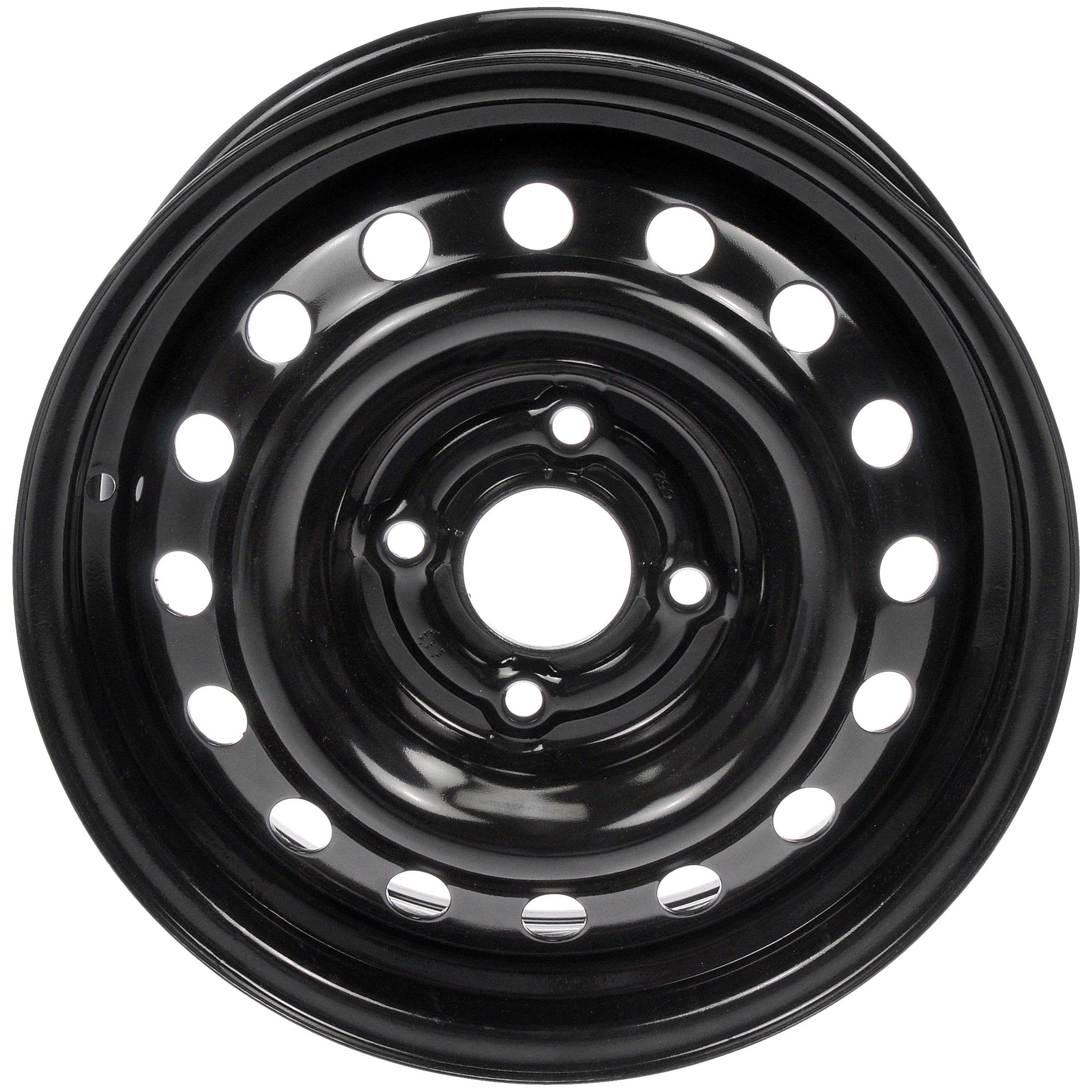Dorman 939-135 Steel 15" Wheel Rim 15 x 5.5-inch 4-Lug Black, for Specific Nissan Models Fits select: 2007-2012 NISSAN VERSA