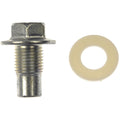 Dorman - Autograde Oil Drain Plug Pilot Point 1/2-20, Head Size 9/16 In., 1 each, sold by each Fits select: 1994-2006 DODGE RAM 1500, 1993-2004 JEEP GRAND CHEROKEE
