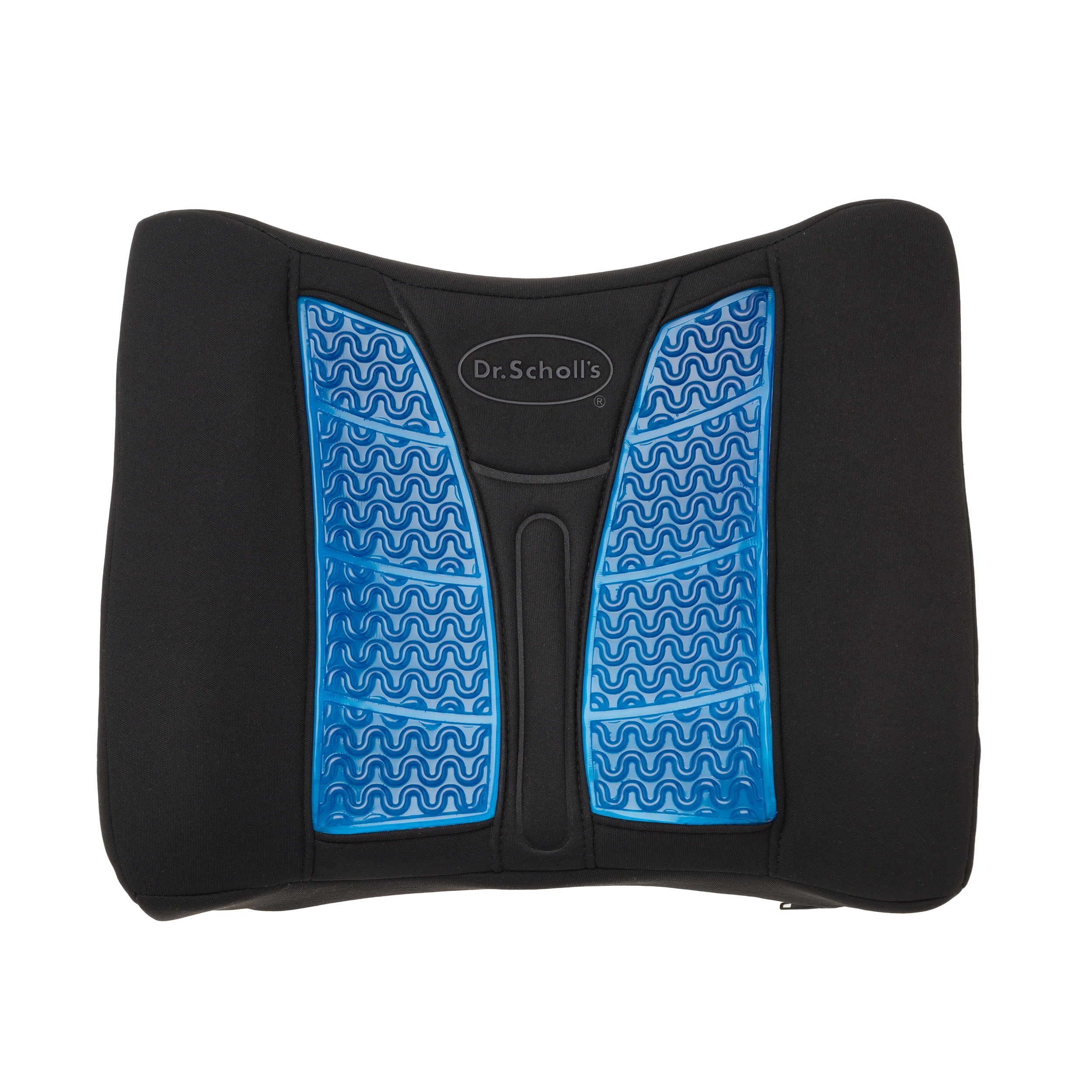 Dr. Scholl’s Black Massaging Gel Lumbar Seat Cushion, 46101WDI, 2.38 lb