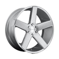 Dub Baller 26X10 Gloss Silver Brushed Wheel