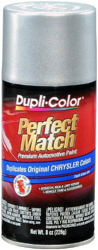 Dupli-Color EBCC0410 Bright Silver Metallic Chrysler Perfect Match Automotive Paint - 8 oz. Aerosol Fits select: 1999-2016 JEEP GRAND CHEROKEE, 2015-2016 JEEP WRANGLER UNLIMITED