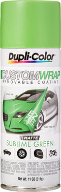 Dupli-Color ECWRC8037 Custom Wrap Matte Sublime Green Aerosol