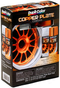 Dupli-Color Paint CK100 Dupli-Color Copper Plate Coating; Copper/Clear; 2 Cans; 11 oz. each Aerosol Can; 22 oz. Total;