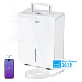 DuraComfort 50 Pints Dehumidifier for Bathroom Basement with Pump, up to 4500 Sq.ft, Energy Star, Wifi,White