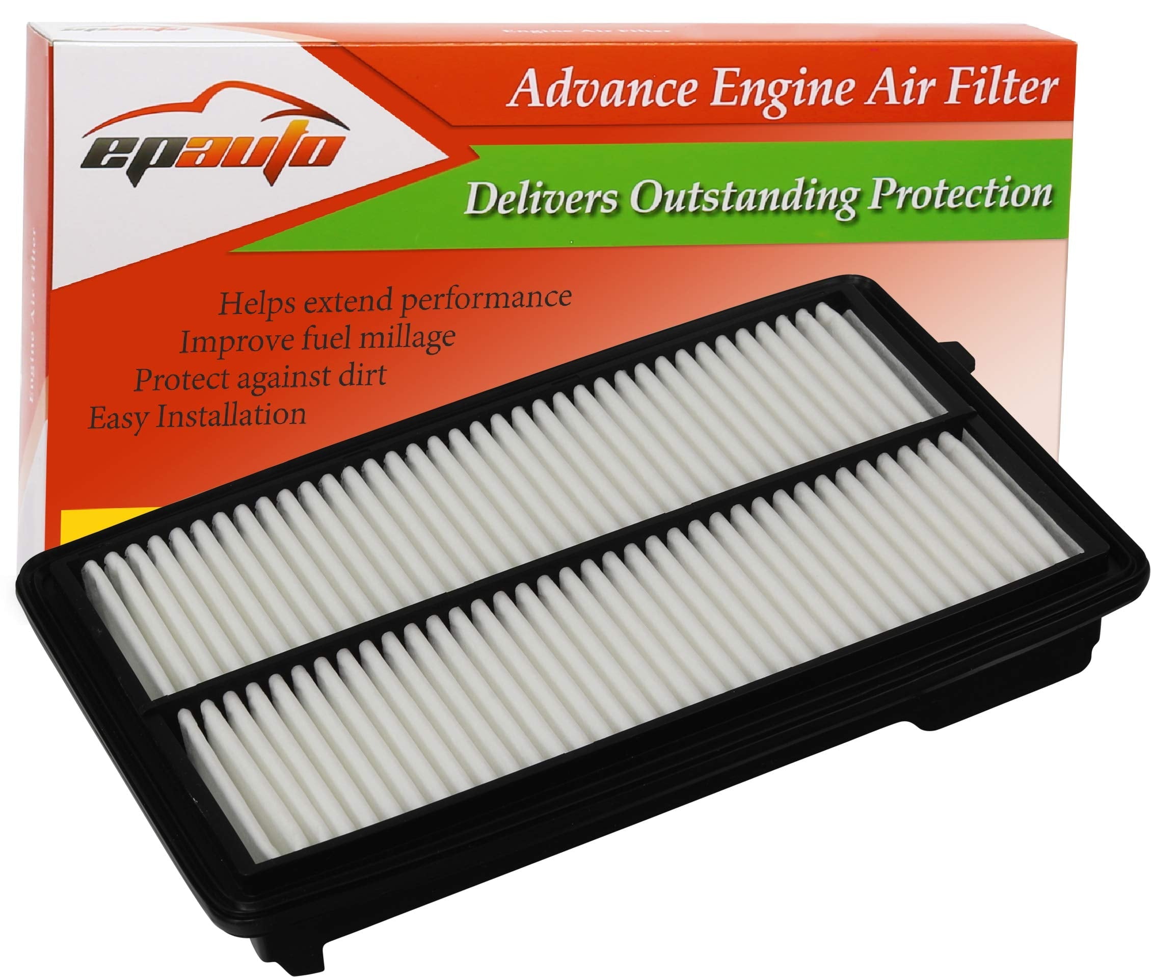 EPAuto GP477 (CA11477) Replacement for Honda/Acura Rigid Panel Air Filter for Accord V6 (2013-2017), TLX V6 (2015-2020)