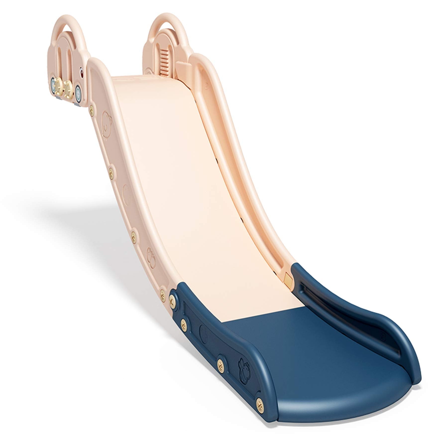Ealing Indoor Kids Sofa Slide Climbing Slide Couch Stairs Extended Widened Toddler Slide Easy to Assemble The Lengthen Board Playset The Max Load-Bearing Capacity 220LBS,Pine Blue