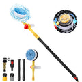Eccomum Car Wash Brush, Car Cleaning Kit, 360° Spin Car Wash Mop, High-pressure Foam Car Cleaning Brush, Detachable & Extendable Scrub Brush, For Car Home Cleaning & Garden Use