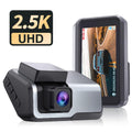 Ecomoment Car Dash Cam Front, Dash Cam for Cars, 2.5K Full HD Dashcam Camera with Night Vision, Loop Recording, G-Sensor,Parking Mode, 160° Wide Angle FOV, WDR,Support 128GB Max，Black