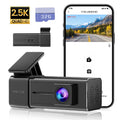 Ecomoment Dash Cam Front 2.5K Car Camera, 2560x1440P Dash Camera for Cars, Mini Dashcams with 32G SD Card, WiFi APP Control, Night Vision, 24H Parking Mode, Loop Recording, G-Sensor,WDR, Uber