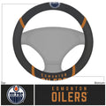 Edmonton Oilers Premium 15 Inch Black Emroidered Steering Wheel Cover