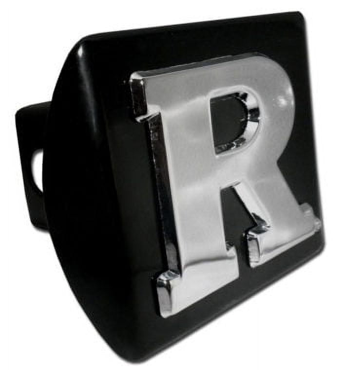 Elektroplate Officially licensed Rutgers University Emblem Premium Automotive Metal Black Hitch Cover
