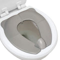 Enovoe Foldable Toddler Potty Seat - Portable Travel Potty Training Toilet Seat for Boys and Girls - Comfortable Non-Slip Attachment in Grey - Ideal Toddler Toilet Seat for Travel