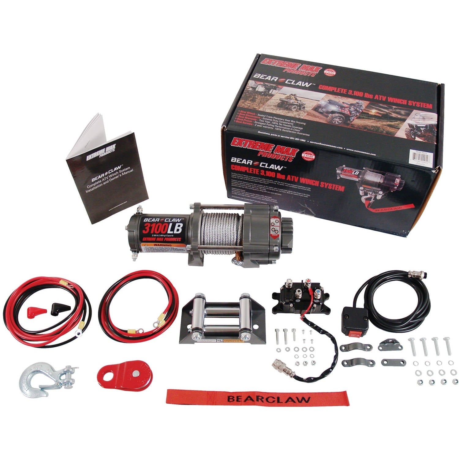 Extreme Max Bear Claw ATV Winch