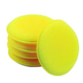 FAFWYP 12 Pcs Yellow Car Wax Foam Applicator - Car Detailing Tool for Waxing Kit Glaze Sealant Liquid Paste | Paint & Auto Part Accessories | Car Wash Kit Household Cleaning Supplies