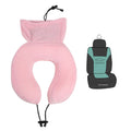 FH Group AFFH1010BABYPINK Comfort 12 in. Memory Foam Travel Neck Pillow 0.86 lb. w. Air Freshener