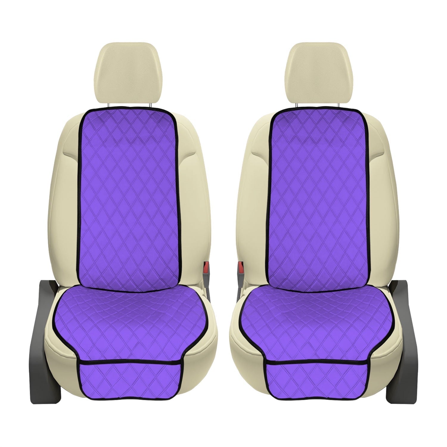 FH Group AFFH1016PURPLE  Universal Purple Neosupreme Car Cushion Seat Covers with Air Freshener
