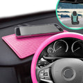 FH Group AFFH3001BABYPINK-FH3011 Silicone Dash Mat, Steering Wheel Cover with Air Freshener