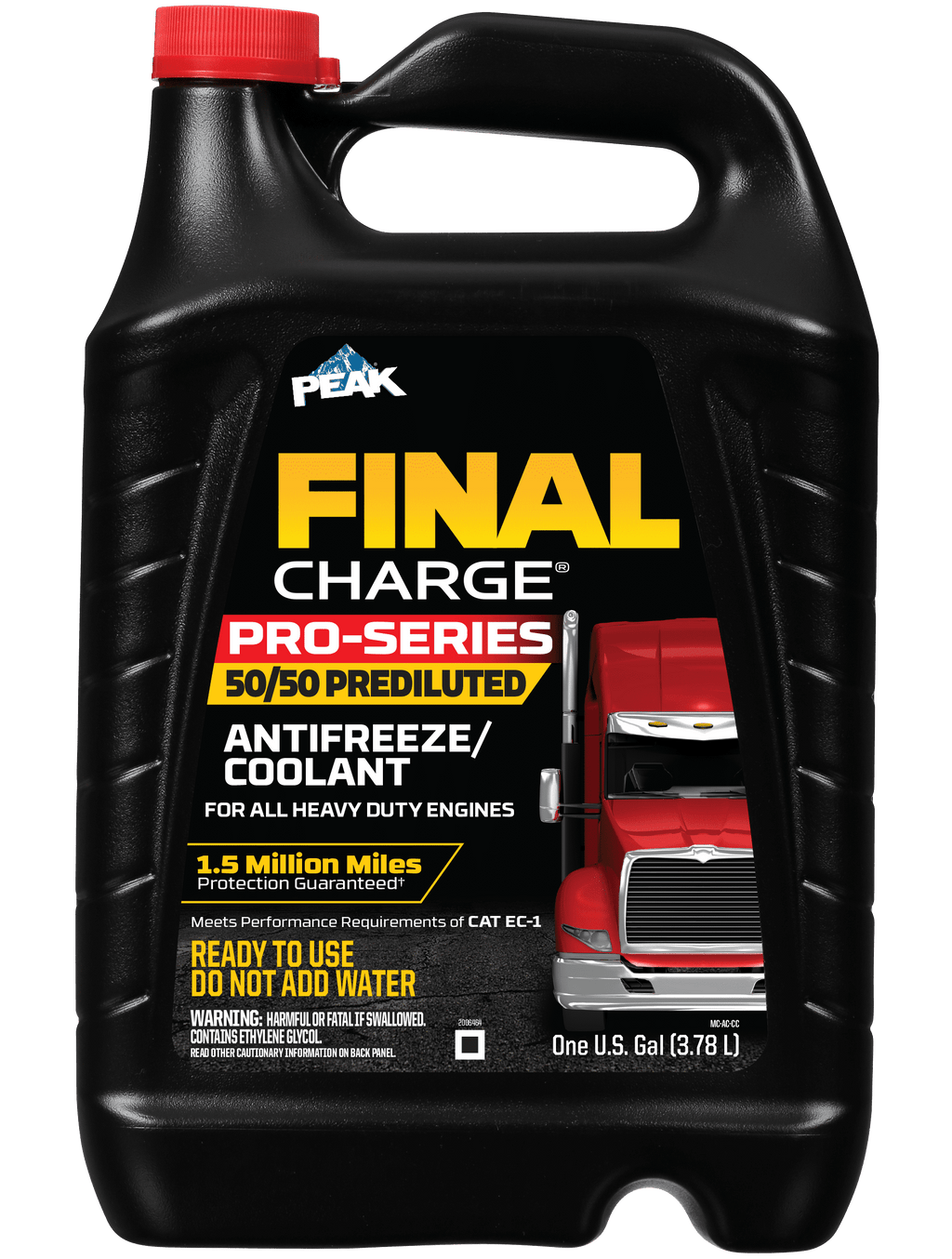 FINAL CHARGE® PRO-SERIES 50/50 Pre-Diluted Extended Life Antifreeze & Coolant