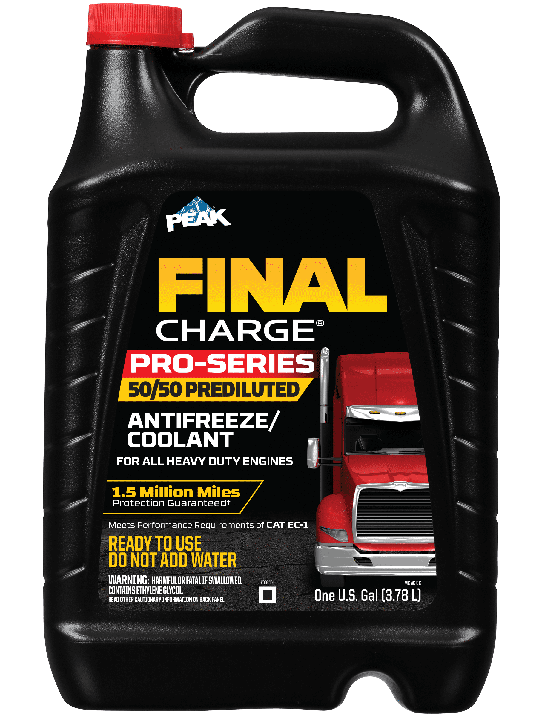 FINAL CHARGE® PRO-SERIES 50/50 Pre-Diluted Extended Life Antifreeze & Coolant