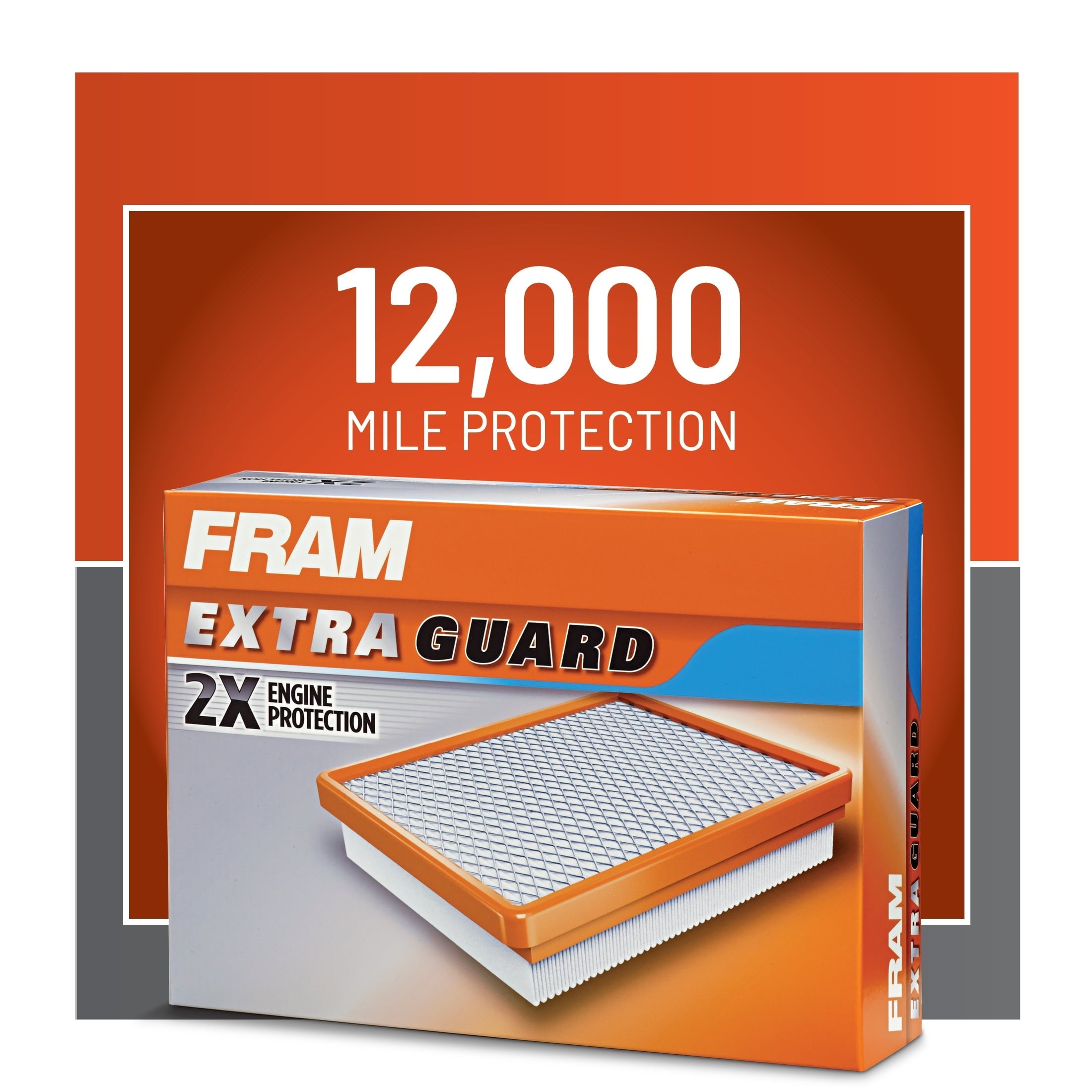 FRAM CA10262, Extra Guard Engine Air Filter for Select Ford and Lincoln Vehicles Fits select: 2009-2023 FORD F150, 2008-2016 FORD F250