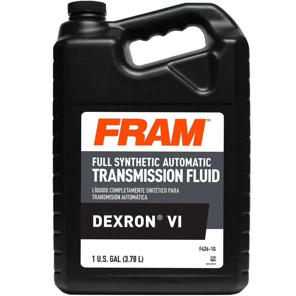 FRAM Transmission Fluid Full Synthetic Dexron VI Automatic Transmission Fluid - Exceptional Low Temperature Fluidity, 1 gallon bottle, sold by bottle