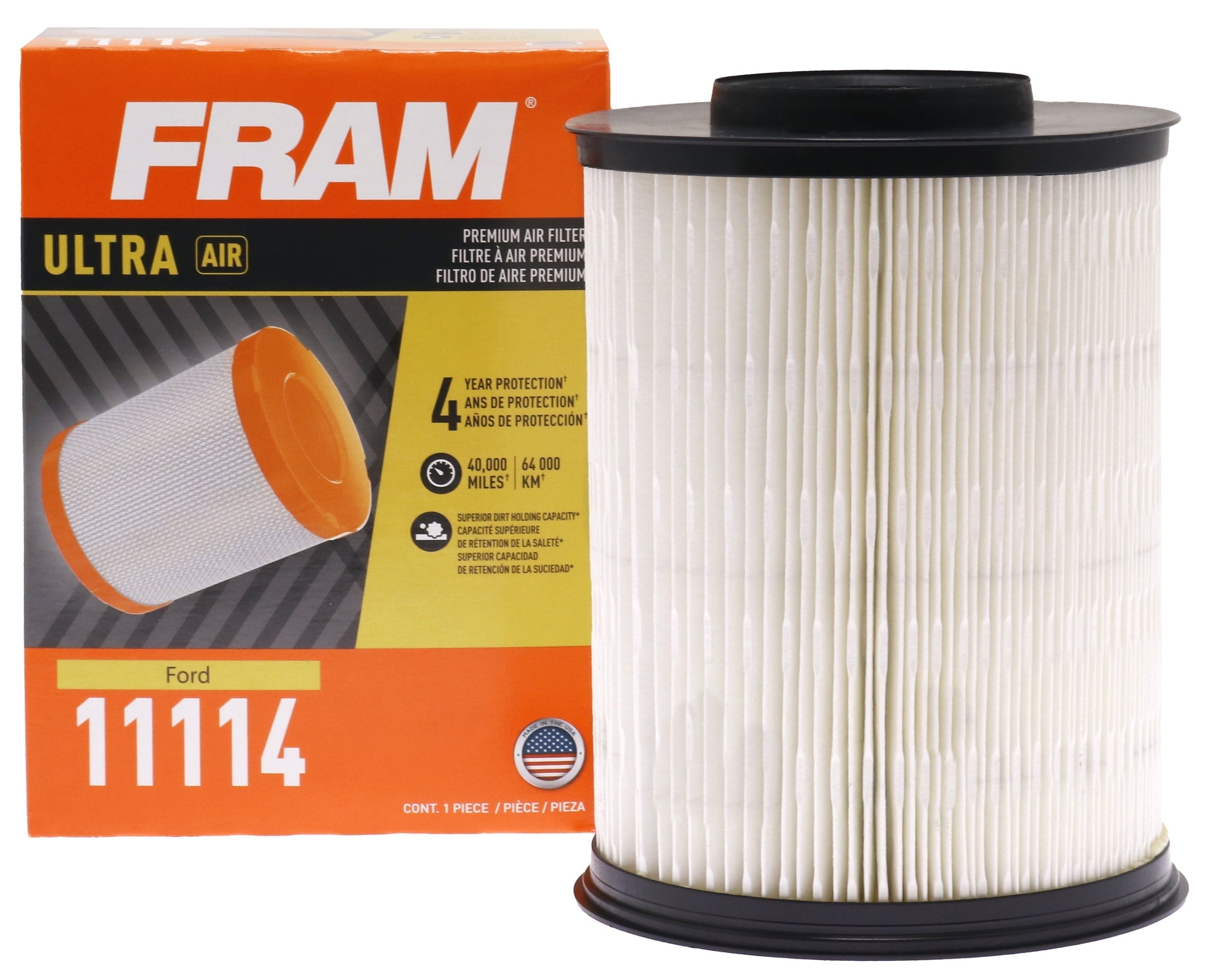 FRAM Ultra Air XGA11114, Premium Engine Air Filter for Select Ford and Lincoln Vehicles Fits select: 2012-2018 FORD FOCUS, 2013-2019 FORD ESCAPE