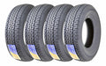 FREE COUNTRY New Premium Trailer Radial Tires ST225/75R15 10 Ply Load Range E w/Featured Side Scuff Guard, Set 4