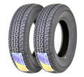 FREE COUNTRY New Premium Trailer Tires ST 205/75R14 8PR Load Range D Steel Belted w/Scuff Guard, Set of 2