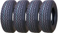 FREE COUNTRY Trailer Tires ST 205/75D15 6 PR Load Range C - 11021, Set 4