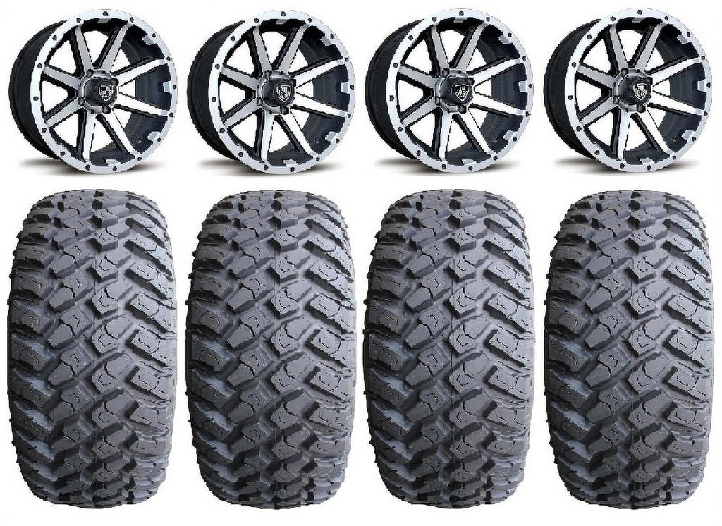Fairway Alloys Rebel Mh Golf Wheels 14" Hammer 23x9.5-14 Tires E-Z-GO & Club Car