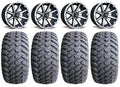 Fairway Alloys Rebel Mh Golf Wheels 14" Hammer 23x9.5-14 Tires E-Z-GO & Club Car