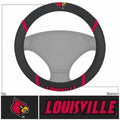Fan Mats FAN-14819 Louisville Cardinals NCAA Polyester Steering Wheel Cover