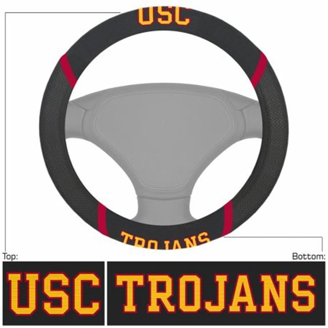 Fanmats USC Southern California Trojans Steering Wheel Cover 15"x15"