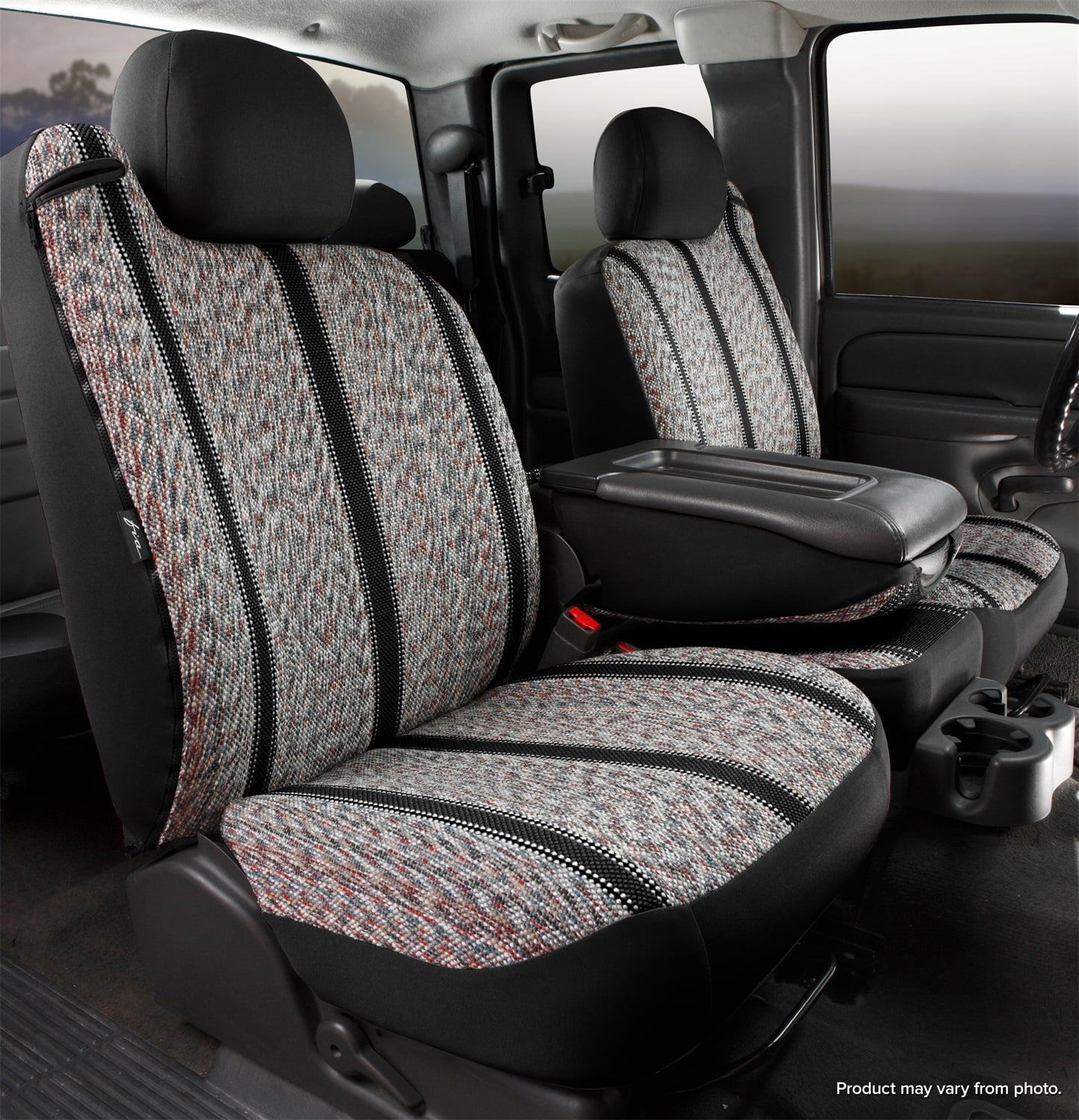 Fia Inc. TR48-17 BLACK FIATR48-17 BLACK 03-07 SILVERADO/SIERRA 40/20/40 W/O A/REST BLT-IN S/BELT B