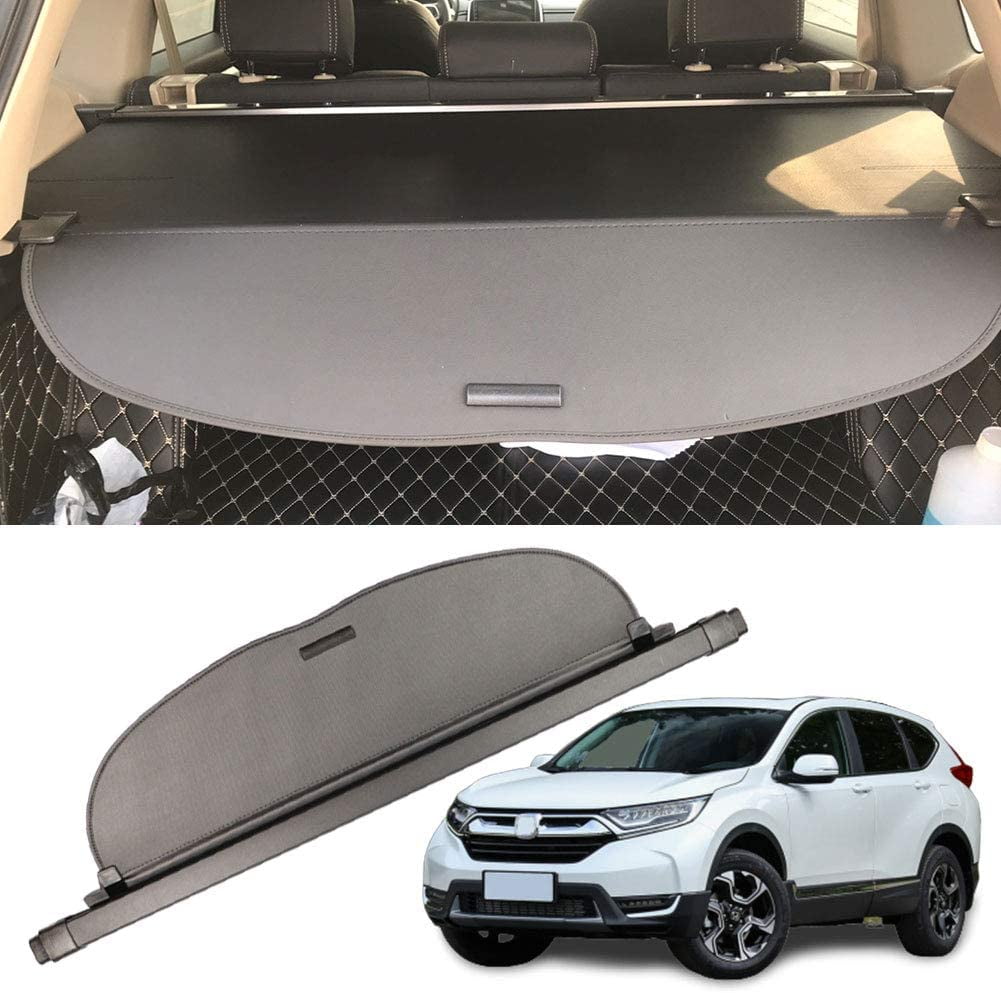 Fit 5-Door Honda CR-V 2017-2022 Cargo Cover for Honda CR-V 2017 2018 2019 2020 2021 2022 SUV Crossover Accessory Black Retractable Rear Trunk Privacy Security Shield Shade