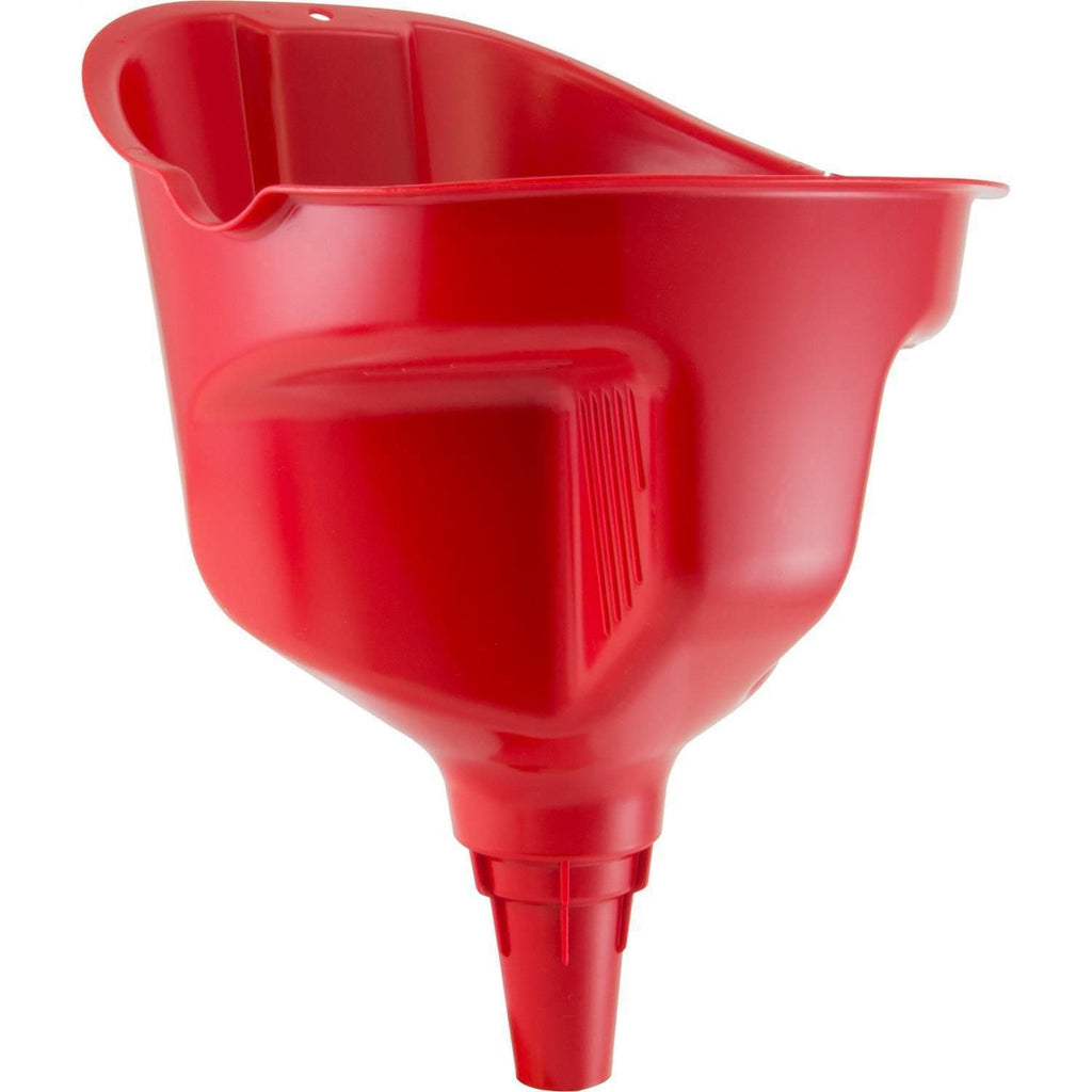 FloTool Red 12.5 in. H Plastic Funnel