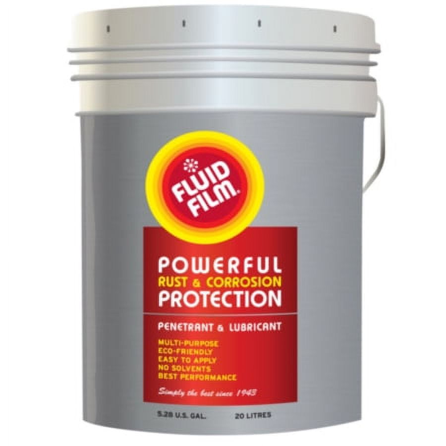 Fluid Film NAS Powerful Rust & Corrosion Protection, Penetrant & Lubricant, 5 gallon